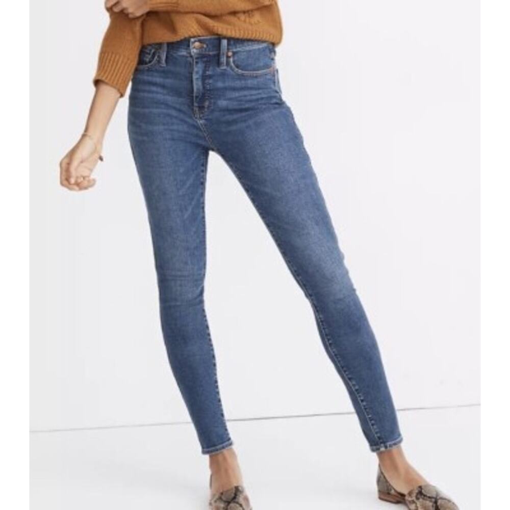 Madewell 10" High-Rise Skinny Crop Jeans Medium Wash Size 31